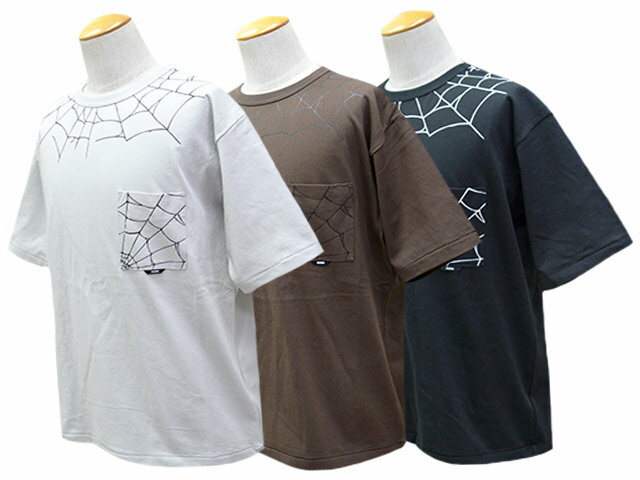 全3色【Vin&Age/ヴィン&エイジ】2026SS「Spider Web S/S Tee/スパイダーウェブショートスリーブTee」(VT15)(アメカジ/ハーレー/ハーレーダビッドソン/バイク/バイカー/ホットロッド/アウトドア/ホイールズアパレル/WOLF PACK/ウルフパック)
