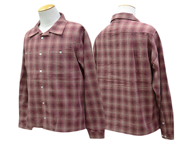 全4色【Vin&Age/ヴィン&エイジ】2026SS「Light Fabric Ombre Shirts/ライトファブリックオンブレシャツ」(VSL10)(アメカジ/ハーレー/ハーレーダビッドソン/バイク/バイカー/ホットロッド/アウトドア/ホイールズアパレル/WOLF PACK/ウルフパック) 2