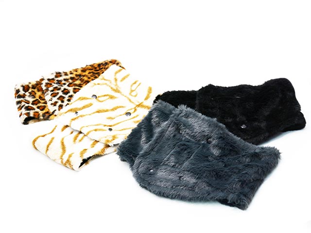 全4色【Vin&Age/ヴィン&エイジ】2026AW「Fur Neck Warmer/ファーネックウォーマー」(VNW4)(アメカジ/ハーレー/ハーレーダビッドソン/バイク/バイカー/ホットロッド/プレゼント/アウトドア/ホイールズアパレル/WOLF PACK/ウルフパック)