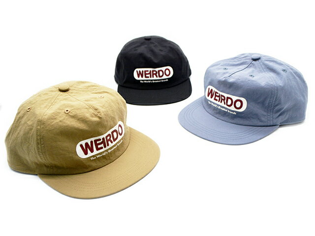 全3色【WEIRDO/ウィアード】2023SS「Nylon Cap”Porn WEIRDO”/ナイロンキャップ”ポーンウィアード”」(WRD-23-SS-G07)【あす楽対応】(GLAD HAND/グラッドハンド/GANGSTERVILLE/ギャングスタービル/アメカジ/ハーレー/ホットロッド/WOLF PACK/ウルフパック)