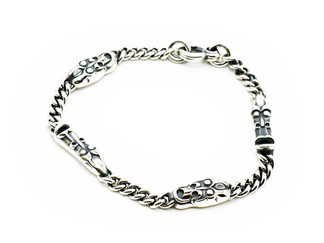 【WEIRDO JEWELRY/ウィアードジュエリー】「VOODOO Bracelet/ブードゥーブレスレット」(Silver925)(GANGSTERVILLE/ギャングスタービル/GLAD HAND/グラッドハンド/アメカジ/ハーレー/ホットロッド/プレゼント/WOLF PACK/ウルフパック)