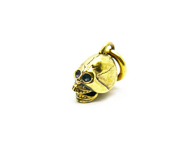 【WEIRDO JEWELRY/ウィアードジュエリー】「Souvenir Skull Top/スーベニアスカルトップ」(Brass)(GANGSTERVILLE/ギャングスタービル/GLAD HAND/グラッドハンド/アメカジ/ハーレー/ホットロッド/アクセサリー/プレゼント/WOLF PACK/ウルフパック)