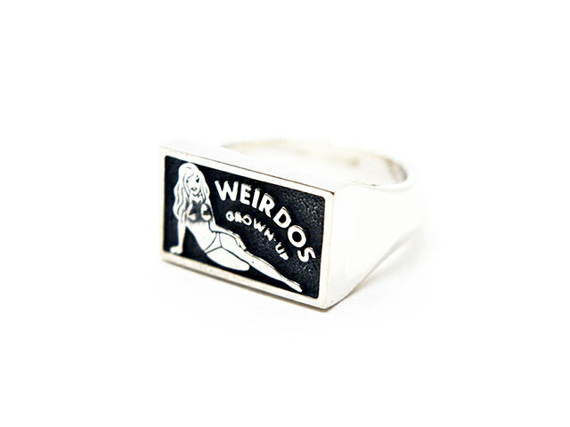 WEIRDO JEWELRY/ɥ奨꡼ۡSEXY Plaque Ring/ץ顼󥰡(Silver925)(GANGSTERVILLE/󥰥ӥ/GLAD HAND/åɥϥ/ᥫ/ϡ졼/ۥåȥå/Х/꡼/ץ쥼/WOLF PACK/եѥå)
