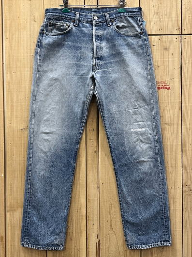 【中古】リーバイス501 古着 W34×L30 LEVIS501 カンヌキモデル ハチマル 80S MADE IN USA 通販