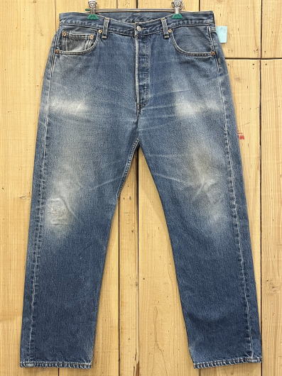 【中古】超激ヒゲ リーバイス501 古着 LEVIS501 90S W35×L30 MADE IN USA 米国製 通販