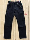 【中古】美品 リーバイス501 古着 90s 黒 LEVIS501 ブラックジーンズ W28×L29 MADE IN USA 米国製 通販