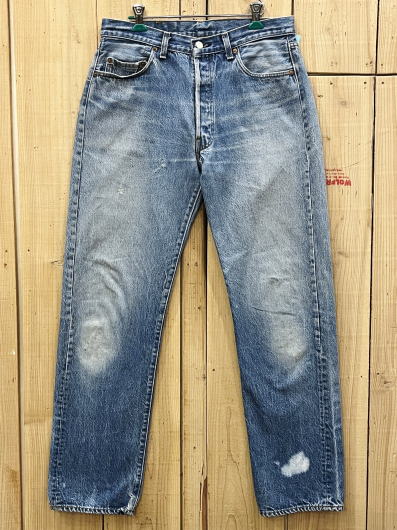 yÁz[oCX501 Ò W34~L32 LEVIS501 JkLf n`} 80S MADE IN USA ʔ