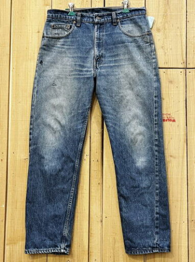 【中古】超激ヒゲ リーバイス505 古着 ハチマル 赤タグ LEVIS505 縦落ち W35×L30 ビンテージ 80S スタンプパッチ 【中古】超激ヒゲ リーバイス505 古着 ハチマル 赤タグ LEVIS505 縦落ち W35×L30 ビンテージ 80S スタンプパッチ