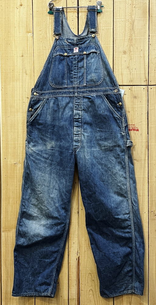 【中古】TUFNUT タフナット オーバーオール 60S ビンテージ 古着 W38×L28 米国製
