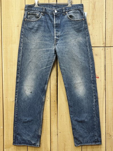  ���� �����q�Q ���[�o�C�X501 �Ò� OLD90S LEVIS501 MADE IN USA W35�~L30 �č���