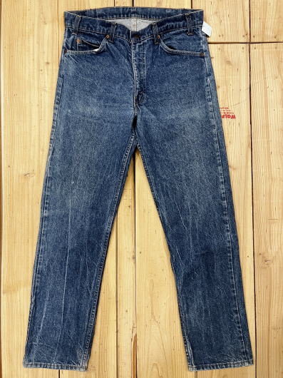 【中古】美品 リーバイス505 ハチマル 80S 古着 オレンジタグ LEVIS505 W35×L31 MADE IN USA ビンテージ ジーンズ