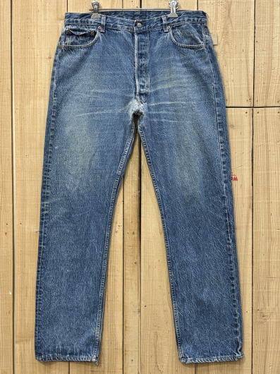 Rakuten - 【中古】ヒゲ リーバイス501 古着 LEVIS501 ハチマル 80S スンプパッチ MADE IN USA W36×L33 米国製