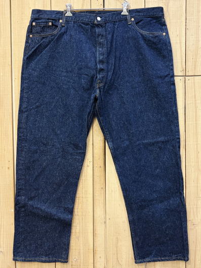 【中古】極上 リーバイス501 ワンウォッシュ 大きいサイズ 古着 90S LEVIS501 W48×L32 MADE IN USA 米国製