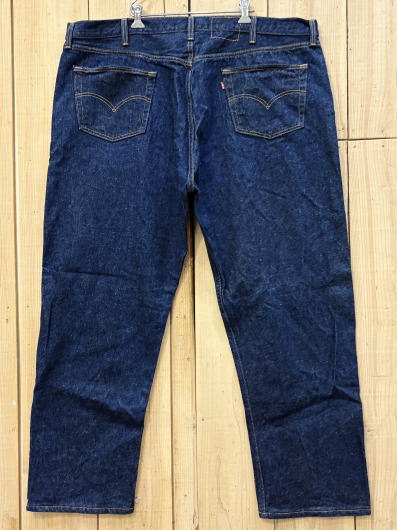 【中古】極上 リーバイス501 ワンウォッシュ 大きいサイズ 古着 90S LEVIS501 W48×L32 MADE IN USA 米国製