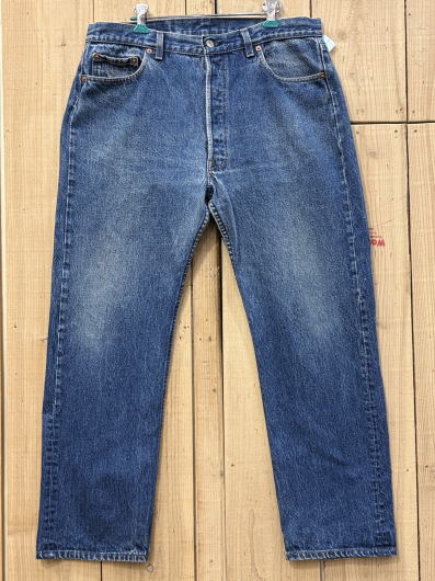 Rakuten - 【中古】美品 リーバイス501 古着 LEVIS501 ハチマル 80S CAREスタンプ MADE IN USA W36×L29 米国製
