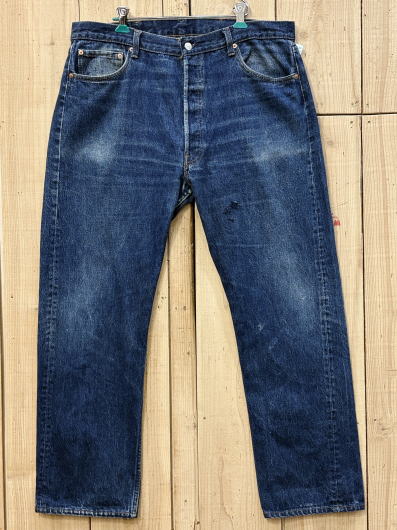 希少【80s】Levi's 501 USA製 オーバーサイズダメージリペアW38 la38-340c.jpg