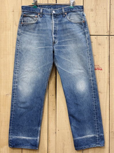 Rakuten - 【中古】激ヒゲ リーバイス501 古着 LEVIS501 00S MADE IN MEXICO W33×L28 メキシコ製