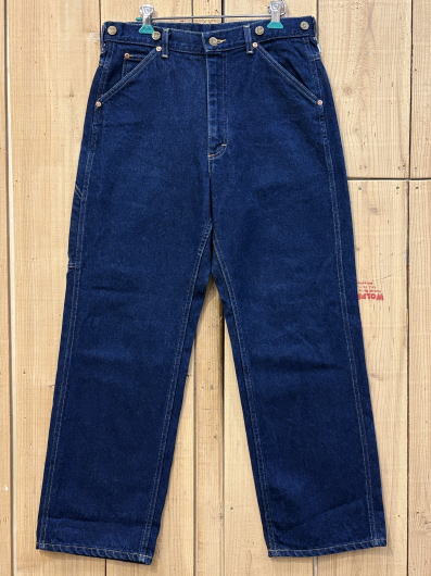 Rakuten - 【中古】美品 激レア LEEペインターパンツ 古着 ワンウォッシュ ロガーパンツ 80S リー ビンテージ W32×L29 MADE IN USA 米国製