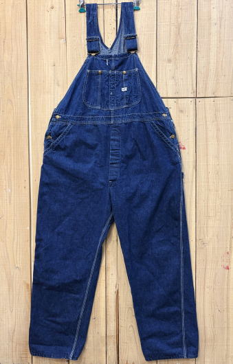 Rakuten - 【中古】美品 LEE JELT DENIM リーオーバーオール 古着 大きいサイズ W46×L31 ビンテージ 60S MADE IN USA