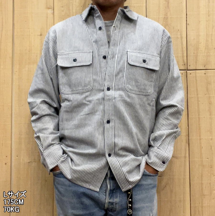 BIG MIKE ビッグマイク ヘビーフランネルシャツ ヒッコリー HEAVY FLANNEL SHIRTS 復刻 通販