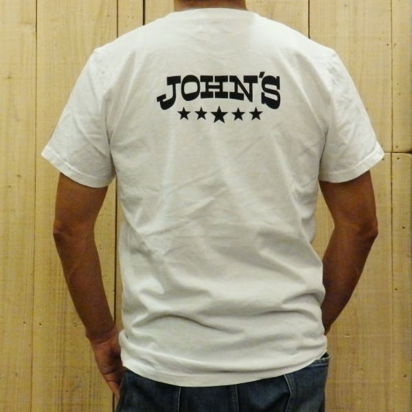 Rakuten - ジョンズクロージング Tシャツ 白 JOHN'S CLOTHING ファイブスター LOGO T-SHIRT 正規取扱店