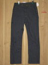 【中古】ダメージジーンズ 70S ビンテージ古着 LEE 黒タグ W30×L31(4)