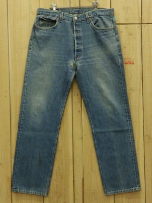 【中古】リーバイス 501 ヒゲ MADE IN USA/ 90S 古着 LEVIS501 W37×L31