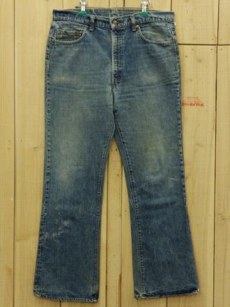 【中古】70s 古着 リーバイス517 LEVIS 517-66後期 W37×L31 ブーツカット MADE IN USA ビンテージジーンズ