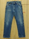 Wrangler 13MWZ ラングラー 90S 激ヒゲ 古着 W34×L31 MADE IN USA