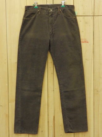 Wrangler ラングラー 古着 コーデュロイ 80S 茶 W35×L33 Wrangler ラングラー 古着 コーデュロイ 80S 茶 W35×L33