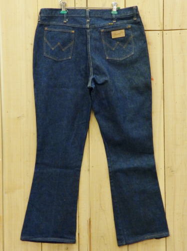 【中古】美品 ラングラー ブーツカット 古着 70S ビンテージジーンズ W39×L31 Wrangler 大きいサイズ MADE IN USA