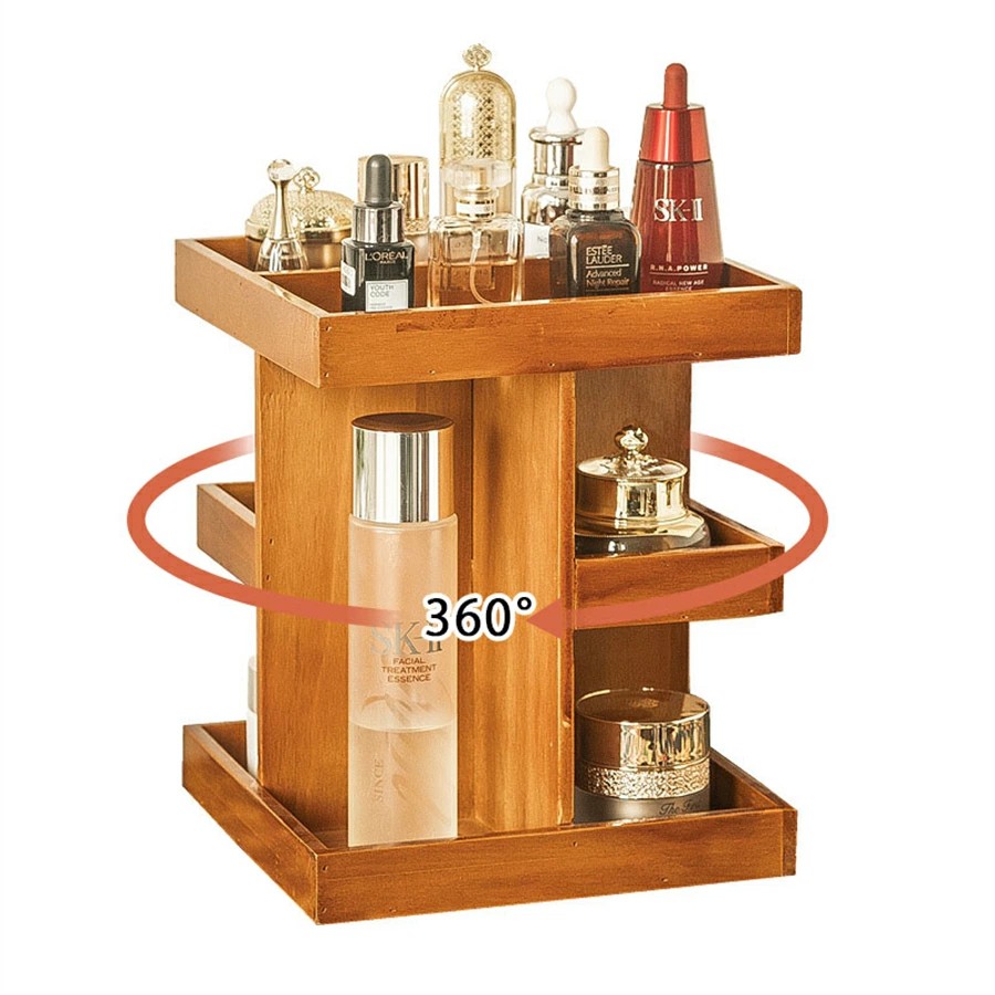 【期間限定ポイント10倍】360回転式メイクボックス コスメボックス コスメ 化粧品 メイク道具 収納 化..
