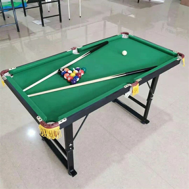 ビリヤード台 折りたたみ式 ビリヤードテーブル ビリヤード台家庭用 ボール付き 環境に優しい板を厚く..