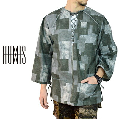 q[~X HUMIS fBtH[[V qbs[Vcu] DEFORMATION HIPPIE SHIRT-BLOUSON M-SH902 2018t