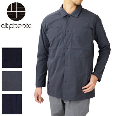 アルクフェニックス alk phenix クランクミルシャツ カルストレッチ crank MIL shirt karu stretch PO812LS02