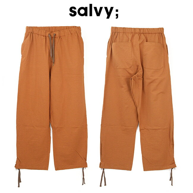 サヴィー savy; シアサッカー ジャガード イージーパンツ SEERSUCKER JACQUARD EASY PANTS SV06-88M19A 2019春夏 2019SS