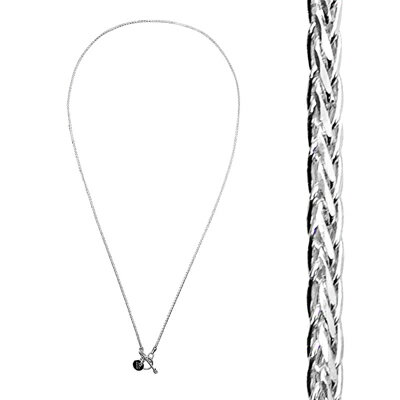 XOLO(V) Mirrorball Link Necklace ~[{[ N lbNX XON005