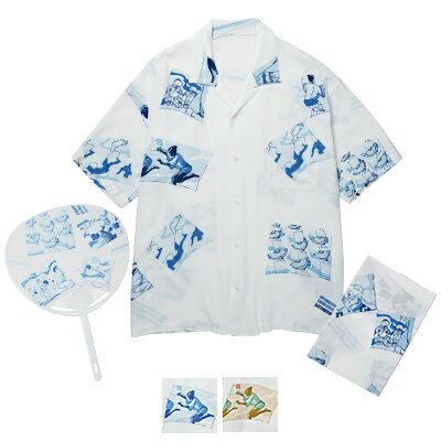 Porter Classic(|[^[NVbN) ALOHA SHIRT gx (with TENUGUI & UCHIWA) PC-024-2166