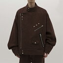 dilemma(_C}) Wool Riders Jacket/WINE RED E[C_[XWPbg DLMA20002