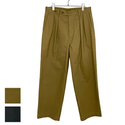 ULTERIOR(アルテリア) BIZEN No.1 TWILL TUCKED MILITARY PANTS 備前ナンバーワンツイルタックミリタリーパンツ ULPT12-20C27U