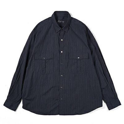 Porter Classic(ポータークラシック) ROLL UP PIN STRIPE SHIRT ロールアップピンストライプシャツ PC-016-2757