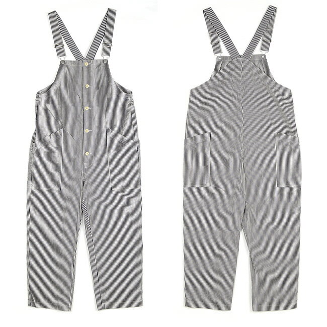 HARVESTY (ハーベスティ) STRIPES OVERALLS（ストライプ オーバーオール） A12207