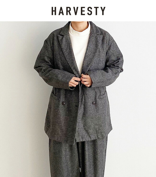 HARVESTY (ハーベスティ) WOOL TWEED ZOOT JACKET（ウールツイード ズートジャケット）A32115 2