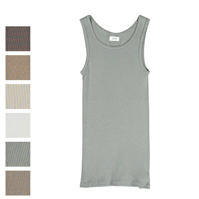 CIOTA(シオタ) Ribbed Tank Top リブタンクトップ CSL-28