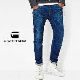 ジースター ロゥ 服 メンズ G-Star RAW ジースターロウ Arc 3D Slim Jeans アーク3Dスリムジーンズ ミディアムエイジド ペインテッド レストアド 51030.8453.7354 2016AW