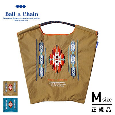 Ball & Chain(ボールアンドチェーン) NATIVE-2 (M) ネイティブM ショッピングバック トートバッグ 301053 刺繍 ポーチ 送料無料 即日発送 エコバッグ ストラップ ショルダーバッグのサムネイル