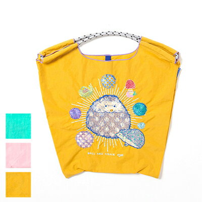 ボールアンドチェーン Ball & Chain ヘッジホッグM D.HEDGEHOG (M) ショッピングバック トートバッグ 313008 刺繍 ポーチ 送料無料 即日発送 エコバッグ ストラップ ショルダーバッグのサムネイル