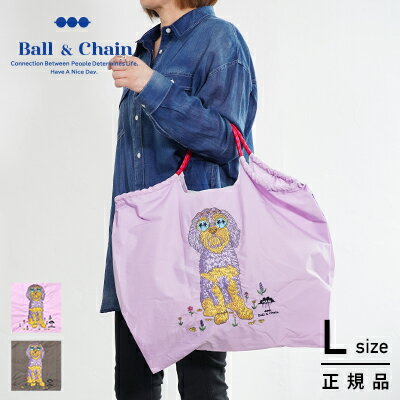 ボールアンドチェーン Ball & Chain ドッグL M.DOG (L) ショッピングバック トートバッグ 319107 刺繍 ポーチ 送料無料 即日発送 エコバッグ ストラップ ショルダーバッグのサムネイル