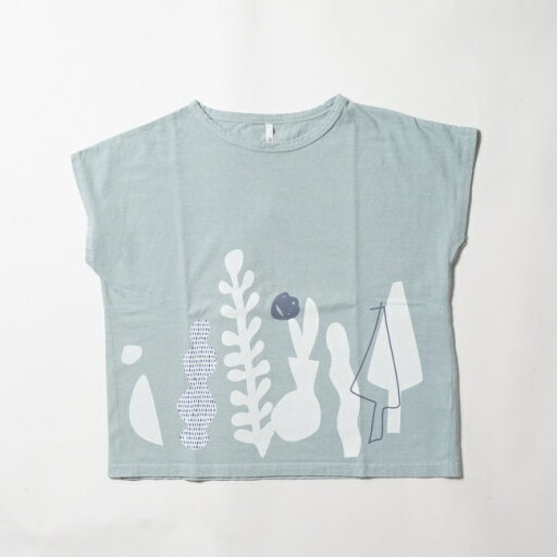 grin(グリン) マナプール天竺 シルエットプリントTシャツ 8243C-012 grin(グリン) マナプール天竺 シルエットプリントTシャツ 8243C-012