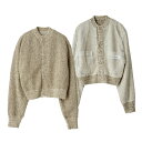 楽天リシュJANE SMITH（ジェーンスミス） 5G REVERSIBLE TULE SNAP CARDIGAN リバーシブルトゥーレスナップカーディガン 24SKN-#249L